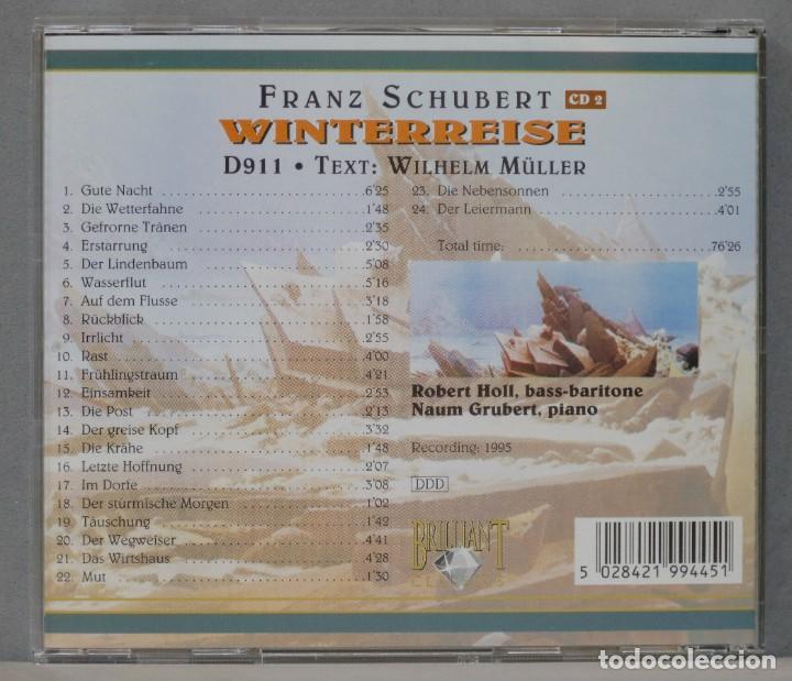 CDs de m&uacute;sica: CD. WINTERREISE. SCHUBERT. GRUBERT - Foto 2