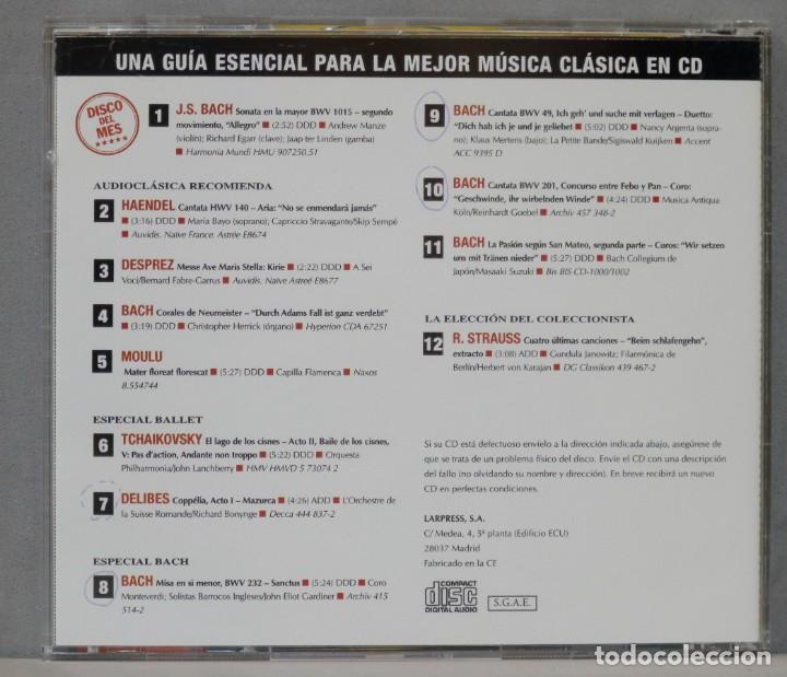 CDs de m&uacute;sica: CD. BACH. AUDIOCLASICA - Foto 2