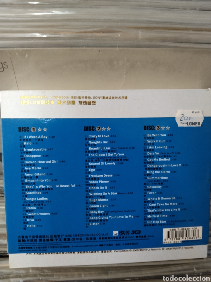 CDs de m&uacute;sica: Beyonc&eacute; 3cds edici&oacute;n china - Foto 2