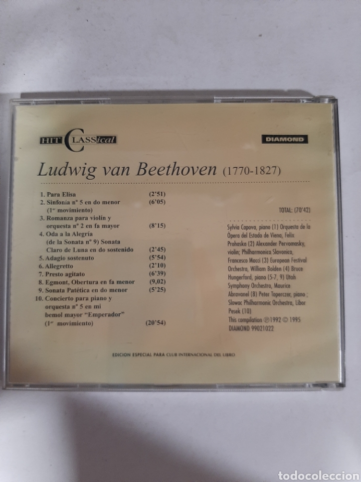 CDs de m&uacute;sica: SCD100 Beethoven -CD SEGUNDA MANO - Foto 2
