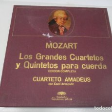 CDs de Música: MOZART LOS GRANDES CUARTETOS Y QUINTETOS PARA CUERDA EDICIÓN COMPLETA DI015. Lote 297481953