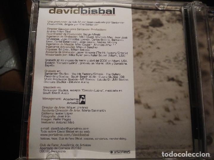 CDs de m&uacute;sica: David Bisbal &ndash; Coraz&oacute;n Latino 2002 - Foto 4