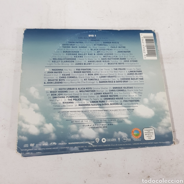 CDs de m&uacute;sica: SCD40 live earth -CD SEGUNDAMANO - Foto 2