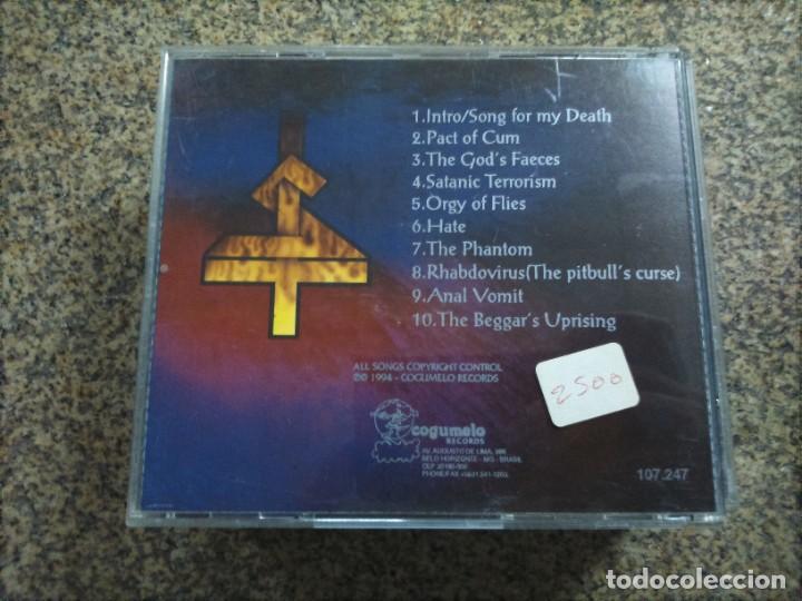 CDs de m&uacute;sica: CD -- SARCOFAGO -- HATE -- BRASIL 1994 -- - Foto 2