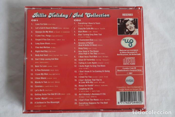 CDs de m&uacute;sica: Doble CD Billie Holiday Red Collection - Foto 3