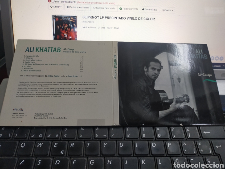 CDs de m&uacute;sica: Ali khattab CD Digipack al-zarqa Espa&ntilde;a 2010 - Foto 1