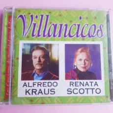 CDs de Música: CD-VILLANCICOS-ALFREDO KRAUS-RENATA ESCOTTO-EXCELENTE-COLECCIONISTAS. Lote 297732923
