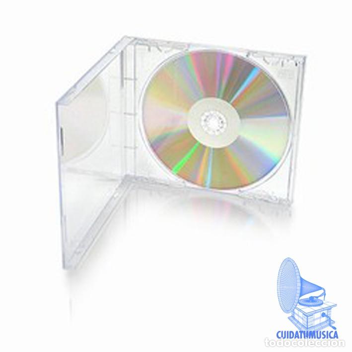 CDs de m&uacute;sica: 25 CAJAS CD JEWEL BANDEJA TRANSPARENTE - NUEVAS -