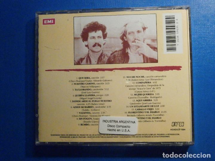 CDs de Música: CD - Rom - Los Olimareños - Donde arde el fuego nuestro - Araca - 1984 - Argentina - Foto 3 - 297902108
