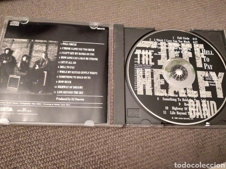 CDs de m&uacute;sica: Cd - JEFF HEALEY BAND &rdquo;HELL TO PAY&rdquo; EU.90 - Foto 2