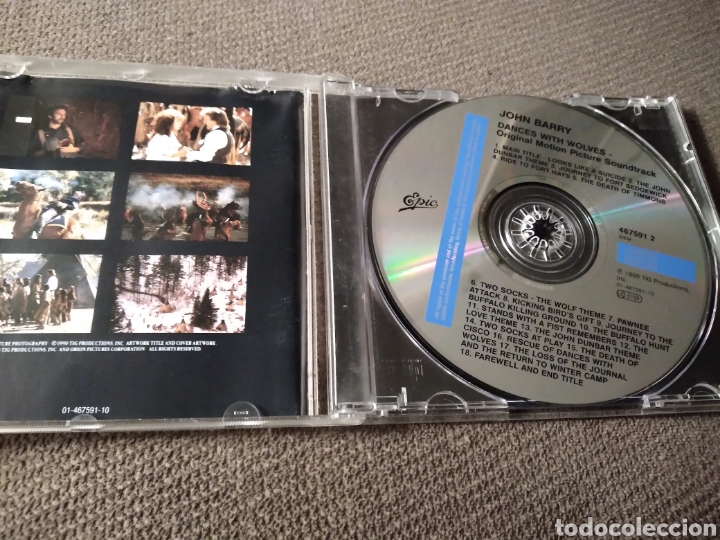 CDs de m&uacute;sica: Cd BSO - JOHN BARRY &rdquo; DANCes WITH WOLVES&rdquo; EDICI&Oacute;N ESPA&Ntilde;OLA - Foto 2