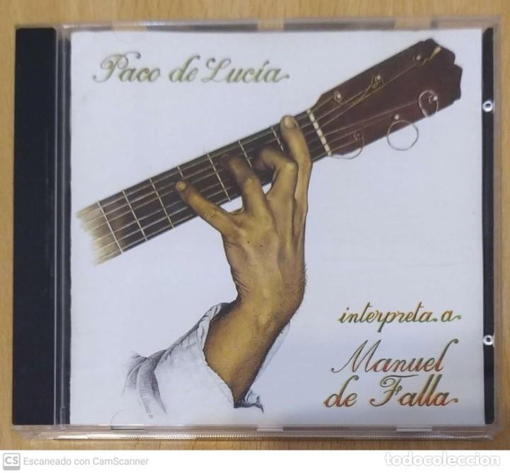 CDs de m&uacute;sica: PACO DE LUCIA (INTERPRETA A MANUEL DE FALLA) CD 1995 - Foto 1