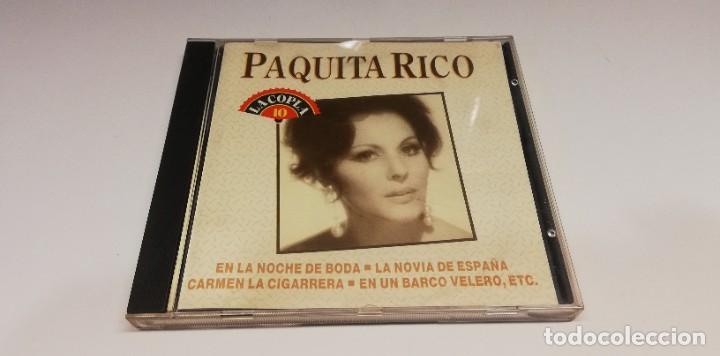CDs de m&uacute;sica: B1C- PAQUITA RICO LA COPLA 10 -CD DISCO VG