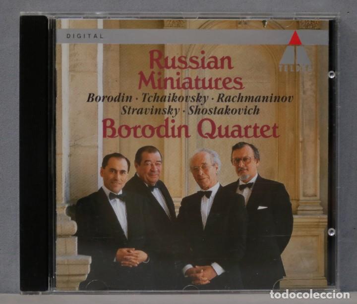 CDs de m&uacute;sica: CD. Borodin Quartet. Russian Miniatures - Foto 1