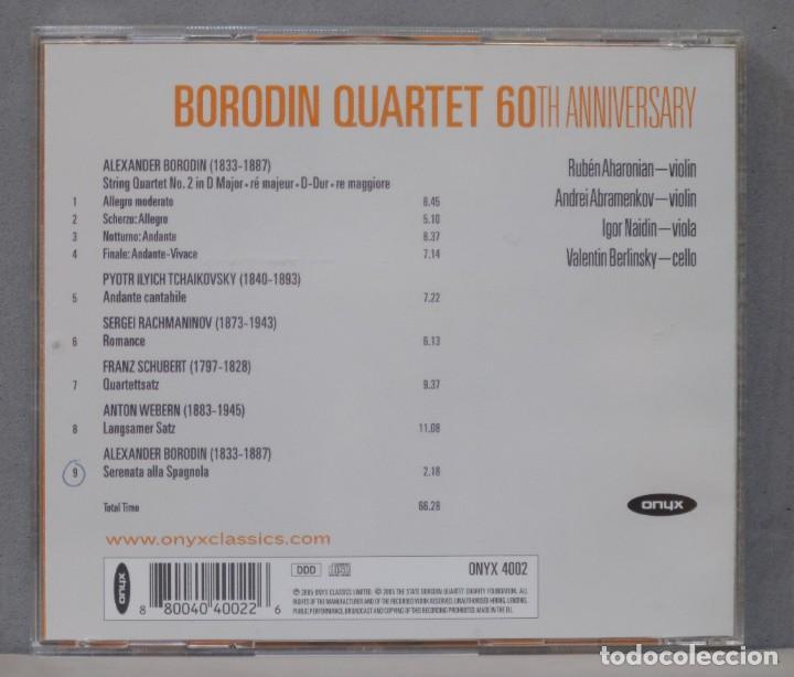 CDs de m&uacute;sica: CD. Borodin Quartet. 60th Anniversary - Foto 2