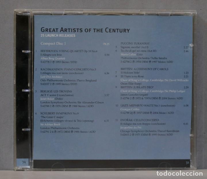 Musik-CDs: CD. GREAT ARTISTS OF THE CENTURY