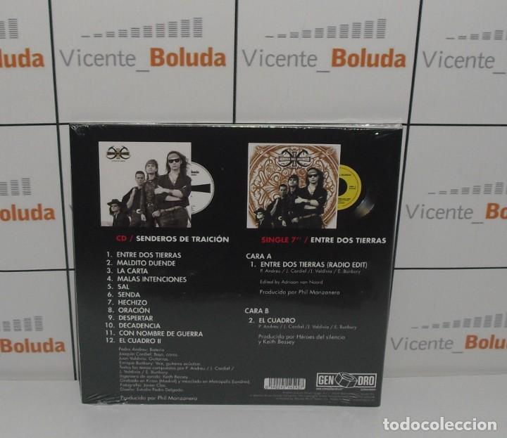 Senderos de traición / Entre dos tierras – CD + Single vinilo 7