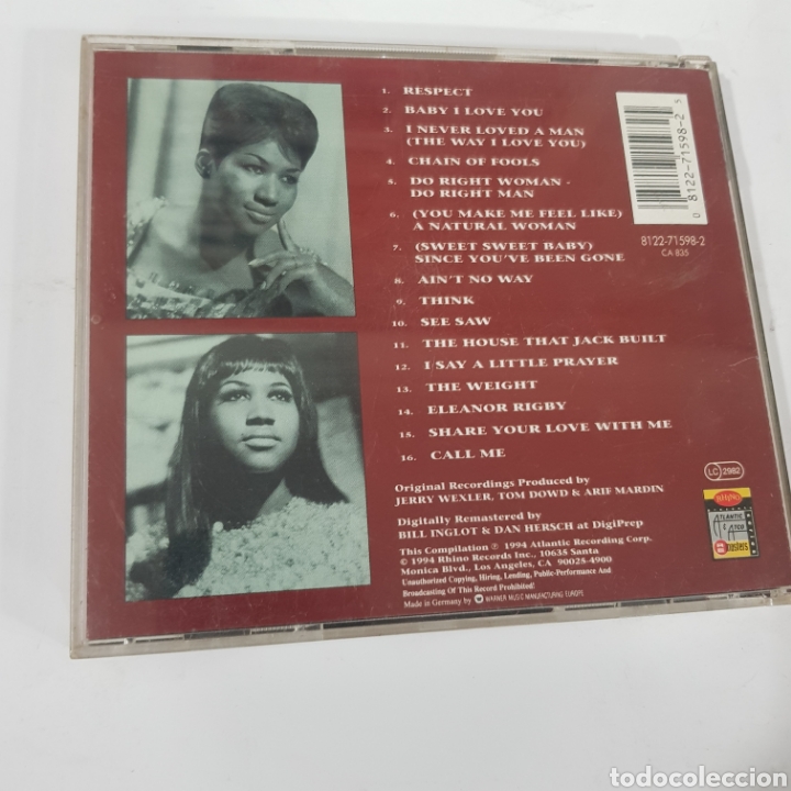 CDs de m&uacute;sica: SCD7 Aretha Franklin &nbsp; -CD SEGUNDAMANO - Foto 2