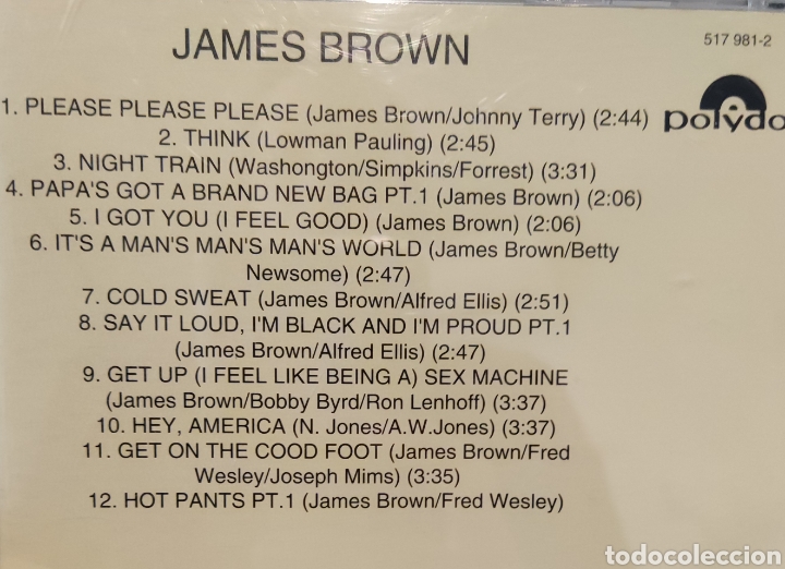 CDs de m&uacute;sica: CD- JAMES BROWN- LOS 60 DE LOS 60 - Foto 2
