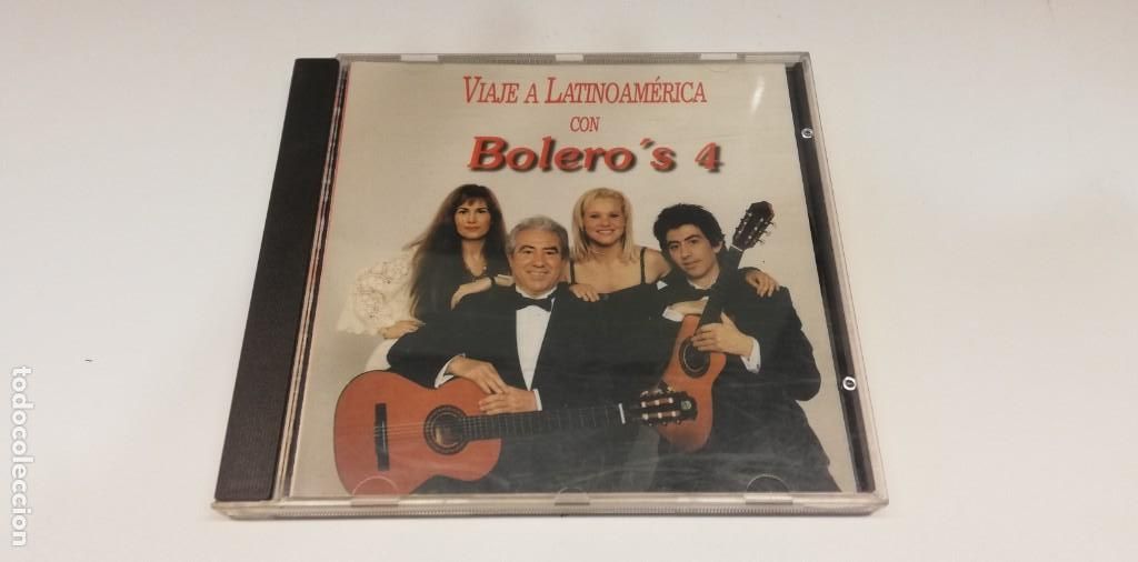 CDs de M&uacute;sica: W33- VIAJE A LATINOAMERICA CON BOLERO&acute;S 4-CD DISCO VG