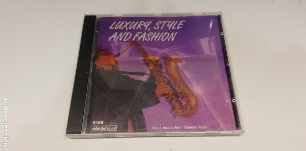 Music CDs: W33- Frank Simmerlein, Thomas Bauer - Luxury, Style And Fashion-CD DISCO VG