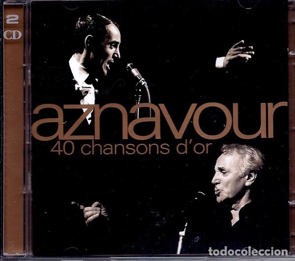 CDs de m&uacute;sica: Aznavour - 40 Chansons Dor - 2x CD - Foto 1