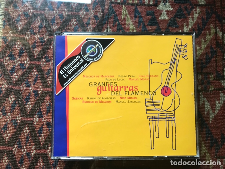 CDs de M&uacute;sica: Grandes guitarras del flamenco. Dos CDs