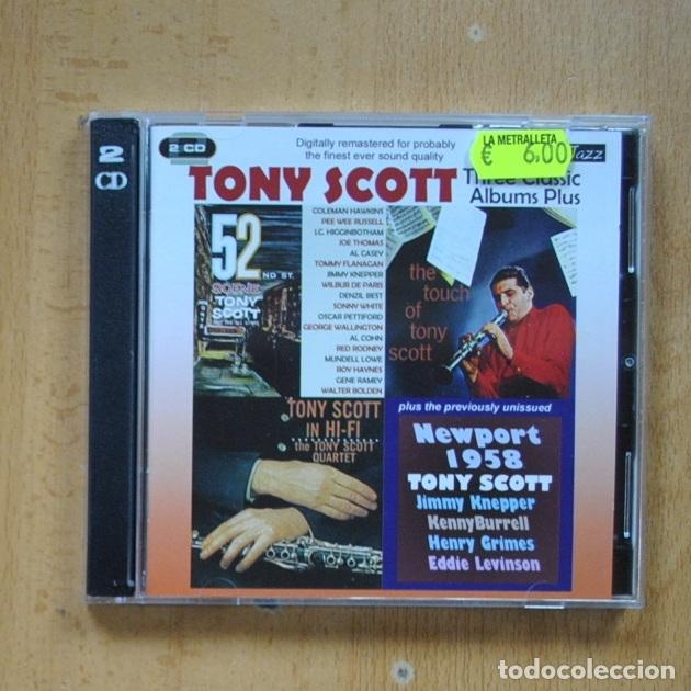 CDs de m&uacute;sica: TONY SCOTT - THREE CLASSIC ALBUMS PLUS - CD - Foto 1