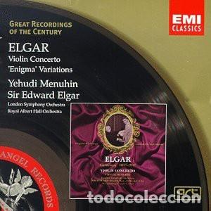 CDs de m&uacute;sica: Elgar / Menuhin - Violin Concerto / Enigma Variations - CD - Foto 1