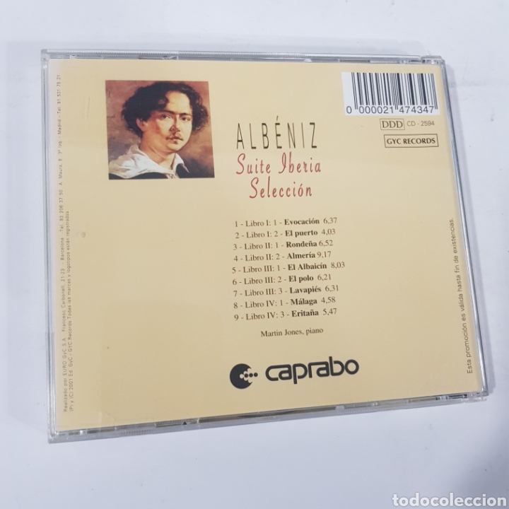 CDs de m&uacute;sica: SCD16 Alb&eacute;niz -CD SEGUNDAMANO - Foto 2