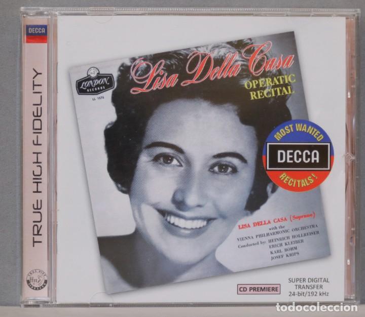 CDs de m&uacute;sica: CD. Lisa Della Casa. OPERATIC RECITAL - Foto 1