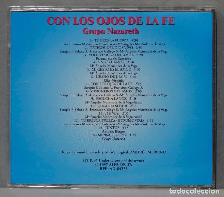 CDs de m&uacute;sica: CD. CON LOS OJOS DE LA FE - Foto 2