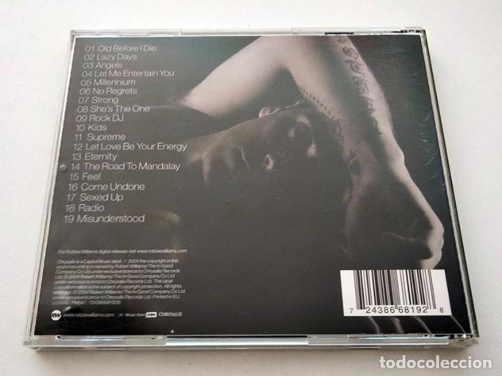 CDs de m&uacute;sica: CD DE ROBBIE WILLIAMS. GREATEST HITS. 2004. COMO NUEVO. - Foto 2