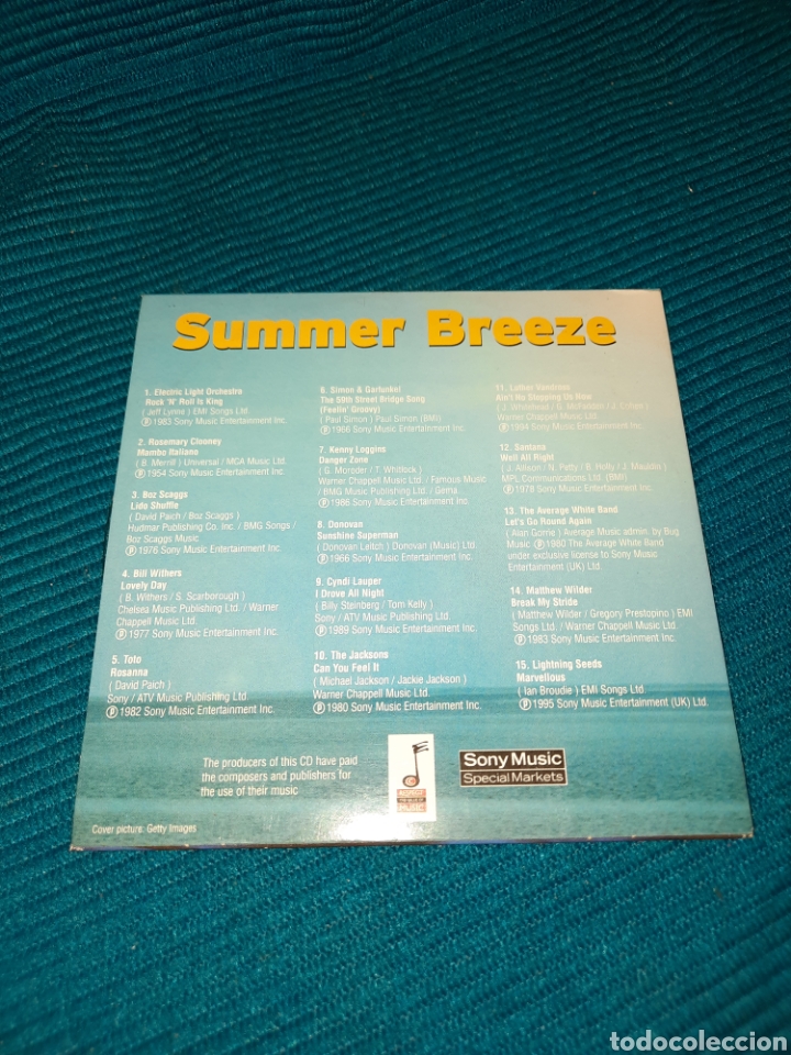 CDs de m&uacute;sica: CD SUMMERS BREEZE,DAILY MAIL - Foto 2