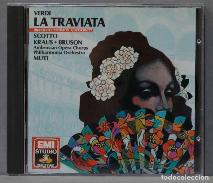 CDs de m&uacute;sica: CD. Muti. La Traviata. VERDI - Foto 1