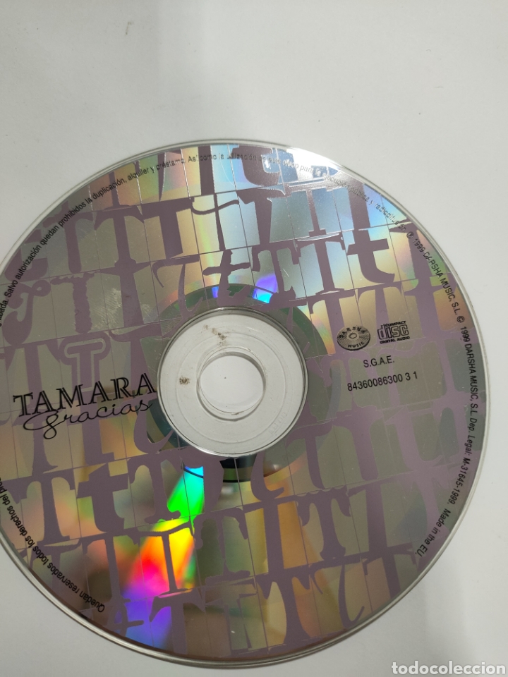 CDs de m&uacute;sica: SC26 Tamara gracias SOLO CD - Foto 1