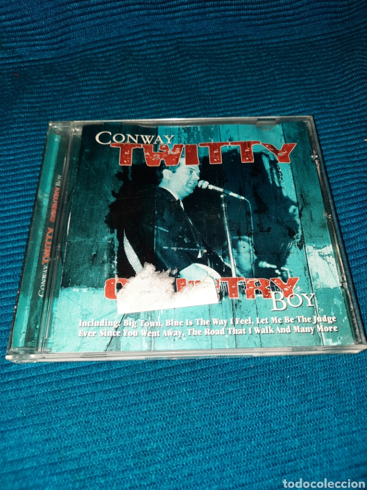 CDs de m&uacute;sica: CD CONWAY TWITTY, COUNTRY BOY. 2003 U.K - Foto 1