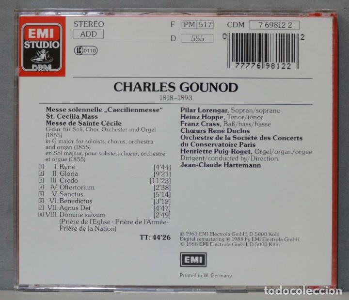 CDs de m&uacute;sica: CD. Caecilienmesse. GOUNOD. HARTMEMANN - Foto 2