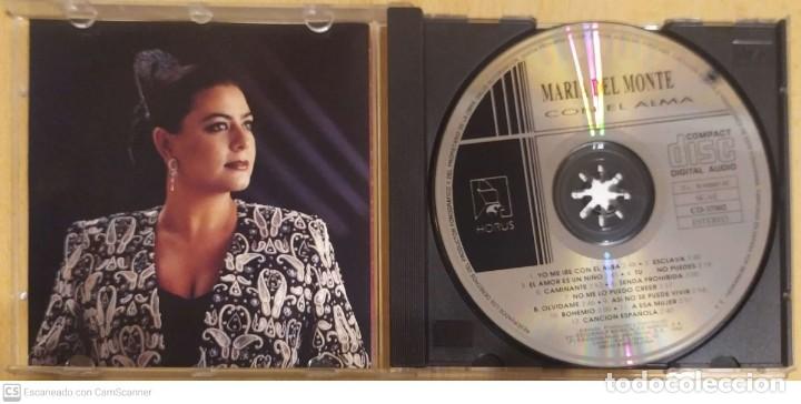 CDs de m&uacute;sica: MARIA DEL MONTE (CON EL ALMA) CD 1992 HORUS - Foto 3