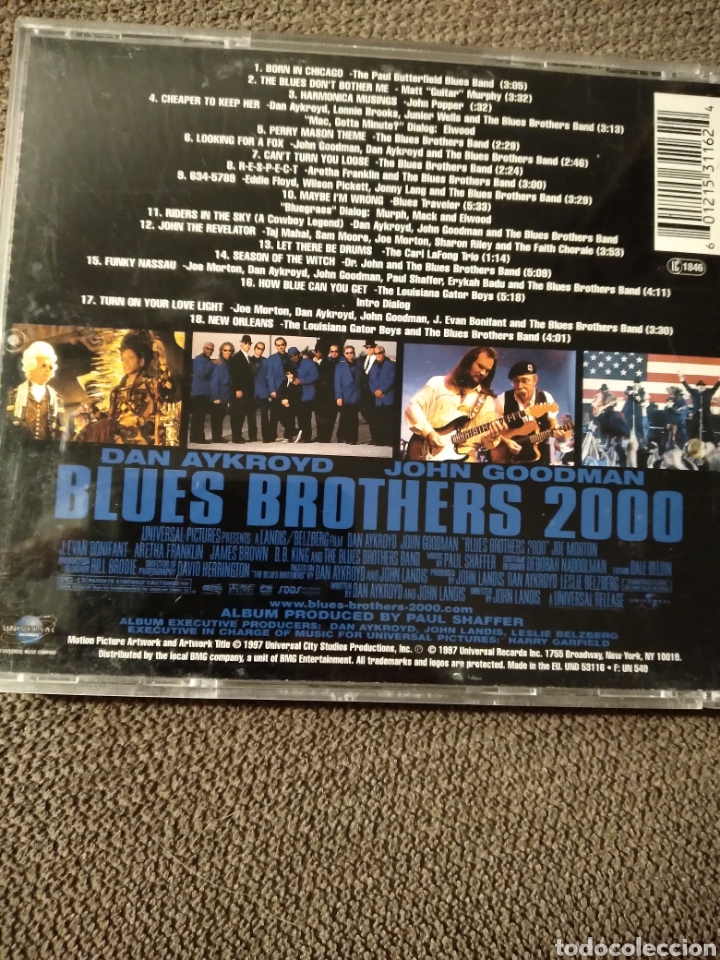 CDs de m&uacute;sica: Cd BSO - BLUES BROTHERS 2000 EU.1998 - Foto 3