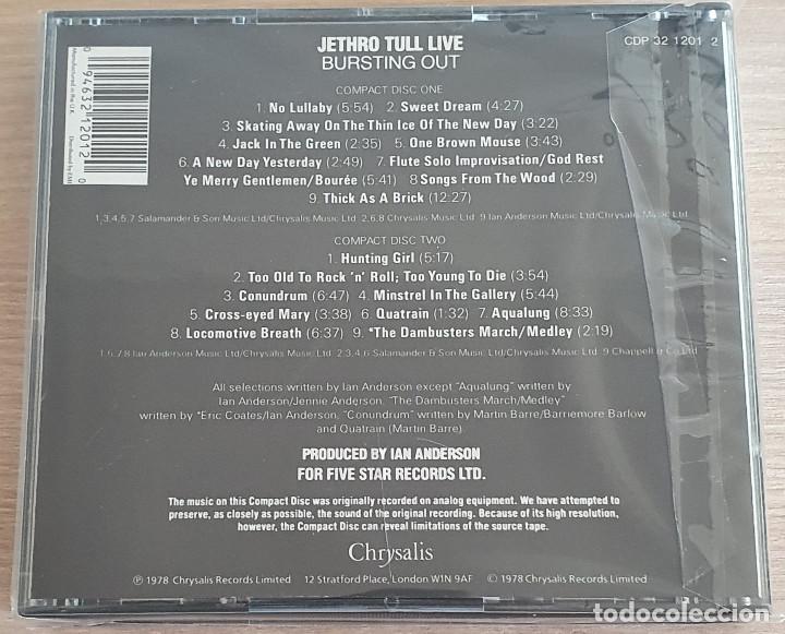 CDs de m&uacute;sica: Jethro Tull - Live - Bursting Out 2xCD - Foto 2