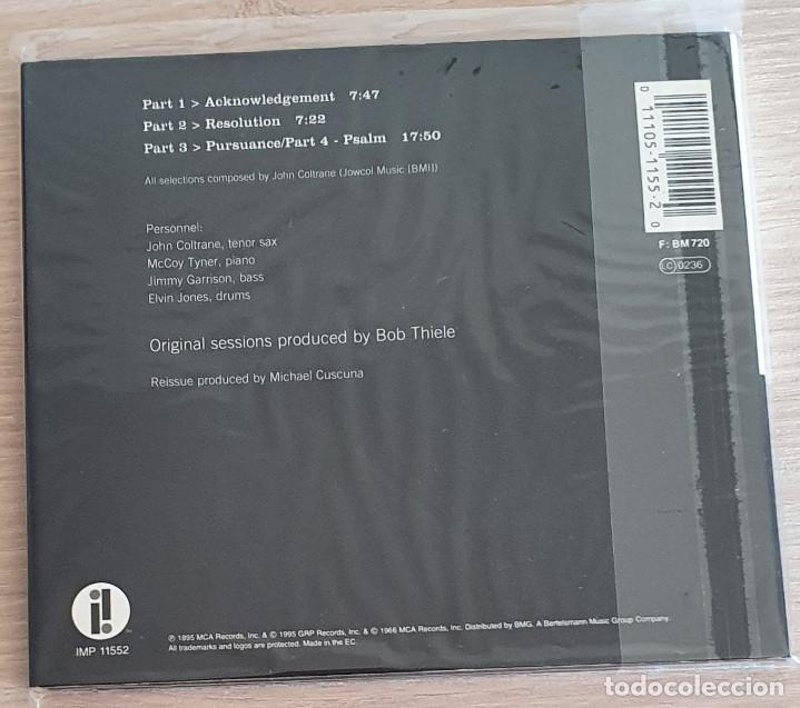 CDs de m&uacute;sica: John Coltrane - A Love Supreme CD Digipak - Foto 2