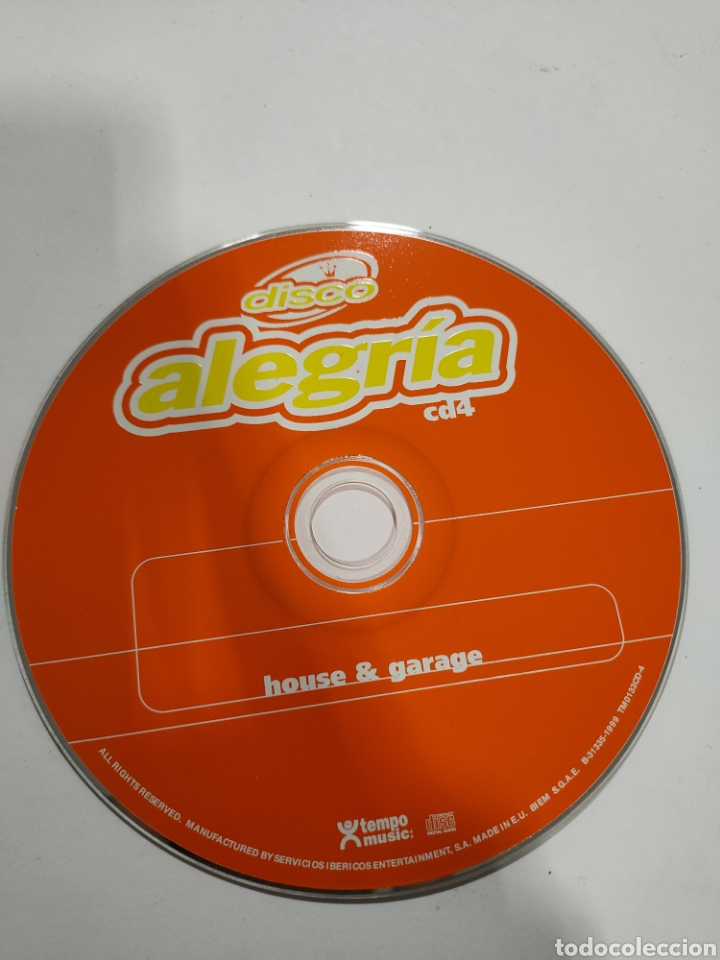 CDs de m&uacute;sica: SC59 disco alegr&iacute;a CD4 SOLO CD - Foto 1