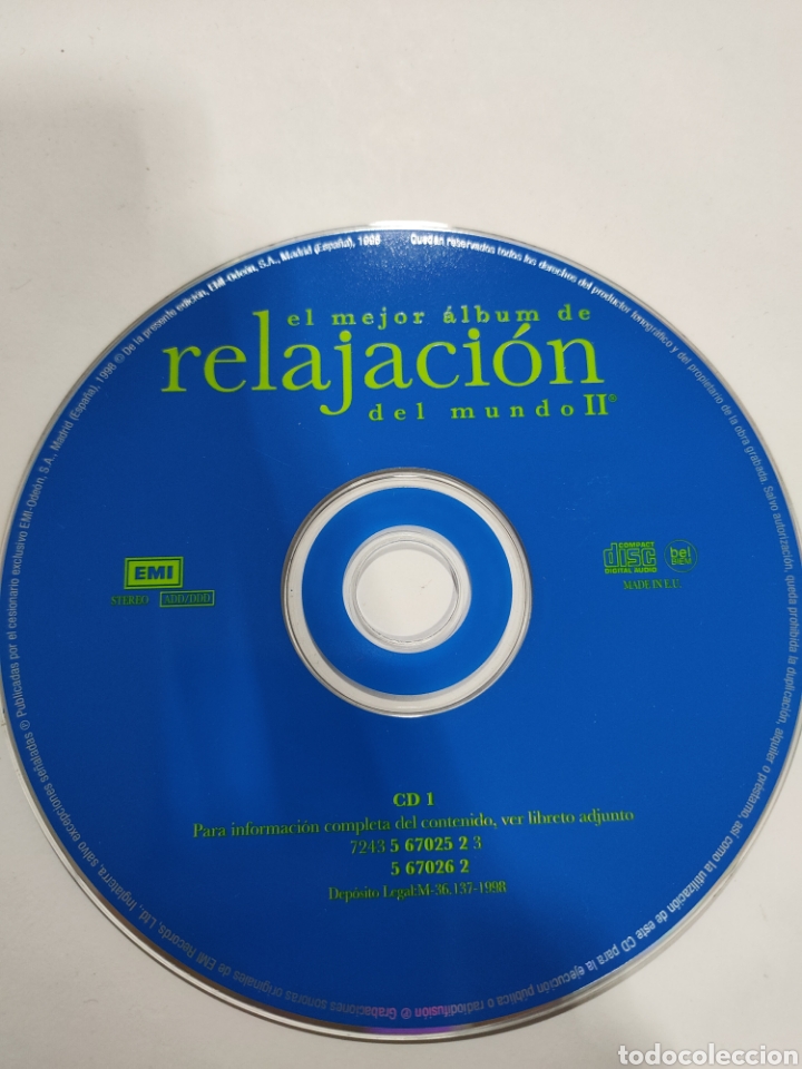 CDs de Musique: SC98 el mejor &aacute;lbum de relajaci&oacute;n del mundo CD 1 SOLO CD