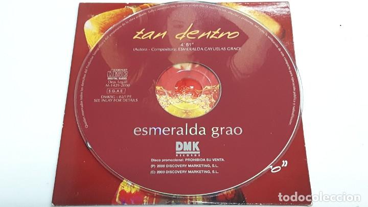 CDs de m&uacute;sica: CD SINGLE - ESMERALDA GRAO - &rdquo;TAN DENTRO&rdquo; - Foto 2