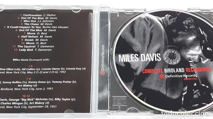 CDs de m&uacute;sica: CD MILES DAVIS - COMPLETE BIRDLAND RECORDINGS - Foto 2