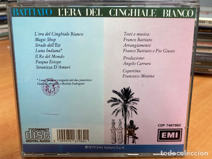 CDs de m&uacute;sica: Franco Battiato - LEra Del Cinghiale Bianco (CD) - Foto 3