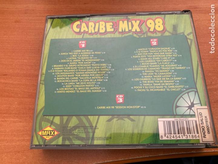 CDs de m&uacute;sica: CARIBE MIX 98 3 x CD (CDIM2) - Foto 4