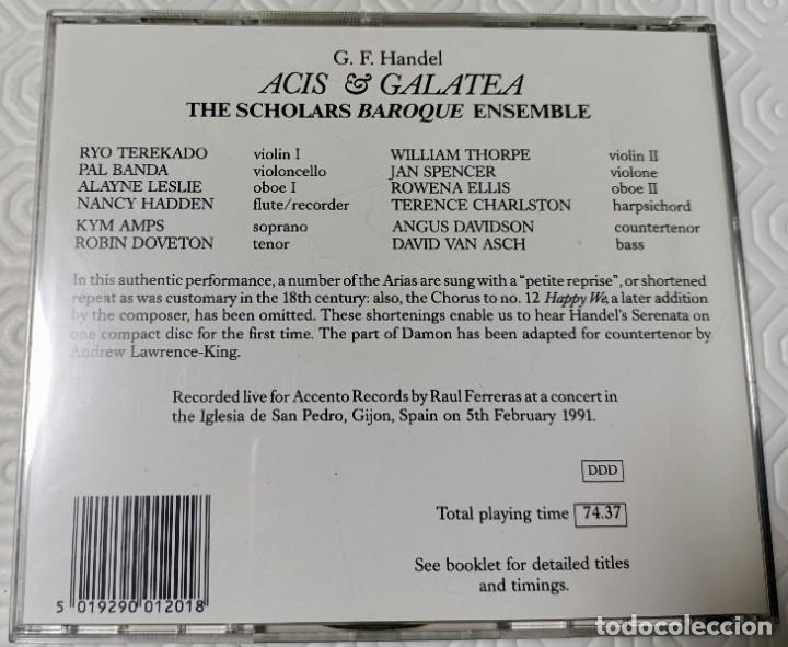 CDs de m&uacute;sica: Acis & Galatea CD buen estado - Foto 2