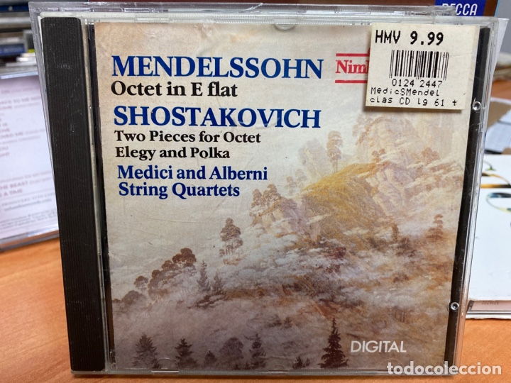 CDs de m&uacute;sica: Mendelssohn, Shostakovich - Medici String Quartet, Alberni String Quartet - Octets (CD, Comp): - Foto 1